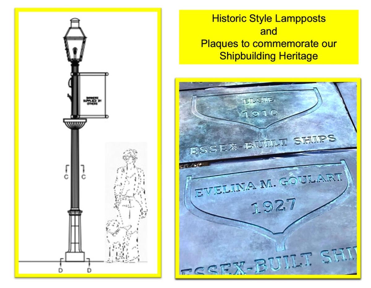 Lamppost and Plaques